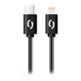 Kábel Aligator Power USB-C/Lightning, 30W, 3A, 1,5m (DATKP50) čierny