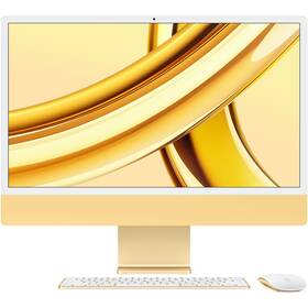 PC all in-one Apple iMac 24" CTO M3 8-CPU 10-GPU, 16GB, 256GB - Yellow SK (APPI24CTO258)