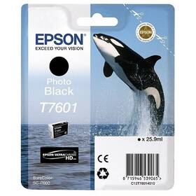 Cartridge Epson T7601, 25,9 ml - foto čierna (C13T76014010)