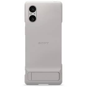 Kryt na mobil Sony Xperia 5 V Stand Cover (XQZCBDEH.ROW) sivý