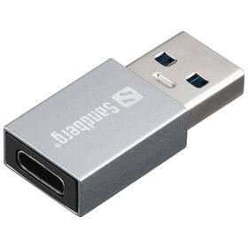 Redukcia Sandberg USB-A/USB-C (136-46) strieborná