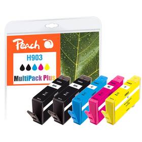 Cartridge Peach HP 903, MultiPack Plus, 2x 330/3x 345 strán - CMYK (320000)