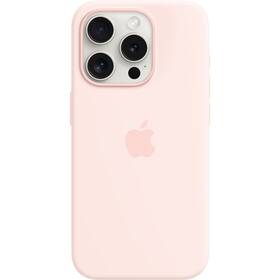 Kryt na mobil Apple Silicone Case s MagSafe pro iPhone 15 Pro - světle růžový (MT1F3ZM/A) - rozbalený - 24 mesiacov záruka