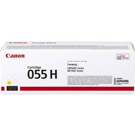 Toner Canon CRG 055 H, 5900 strán (3017C002) žltý