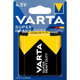 Batérie zinkovo-uhlíková Varta Super Heavy Duty 4,5V, 3R12, blister 1ks (2012101411)