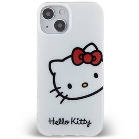 Kryt na mobil Hello Kitty IML Head na Apple iPhone 13 (HKHCP13MHCKHST) biely
