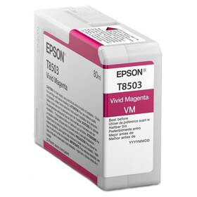 Cartridge Epson T8503, 80 ml (C13T850300) purpurová farba