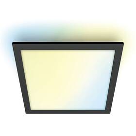 LED stropné svietidlo WiZ Panel Ceiling 36W SQ (929003241701) čierne - zánovný - 24 mesiacov záruka