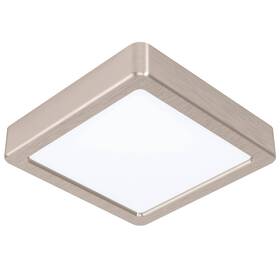LED stropné svietidlo Eglo Fueva 5, štvorec, 16 cm, neutrálna biela (99252) kovové