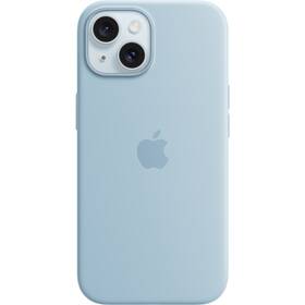 Kryt na mobil Apple iPhone 15 Silicone Case s MagSafe - světle modrý (MWND3ZM/A)