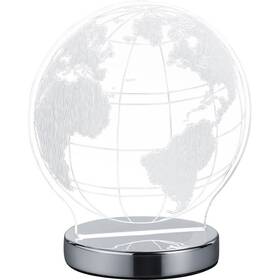 Stolná lampička Reality Globe (RE R52481106) chróm