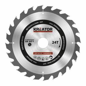 Pílový kotúč Kreator KRT020420 210mm 24T