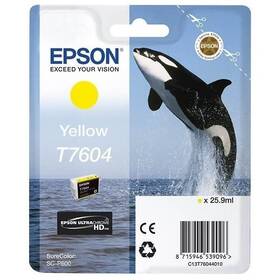 Cartridge Epson T7604, 25,9 ml (C13T76044010) žltá