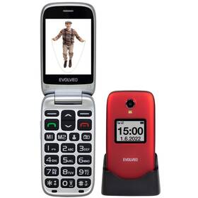 Mobilný telefón Evolveo EasyPhone FS (EP-771-FSR) červený