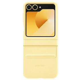 Kryt na mobil Samsung Kindsuit Case na Galaxy Z Flip 6 ,veganská kůže (EF-VF741PYEGWW) žltý