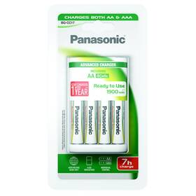 Nabíjačka Panasonic BQ-CC17 Andvanced + AA, 1 900 mAh, 4 ks (K-KJ17MGD40E)