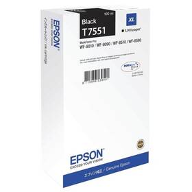 Cartridge Epson T7551 XL, 5000 strán (C13T755140) čierna