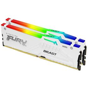 Pamäťový modul Kingston FURY Beast White RGB EXPO DDR5 32GB (2x16GB) 6000MHz CL30 (KF560C30BWEAK2-32)