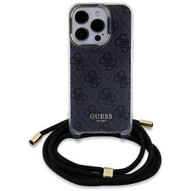 Kryt na mobil Guess IML 4G Printed Crossbody na Apple iPhone 15 Pro (GUHCP15LHC4SEK) čierny