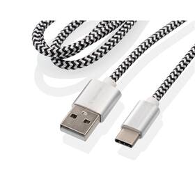GoGEN USB/USB-C, 1m, opletený, skúmavka