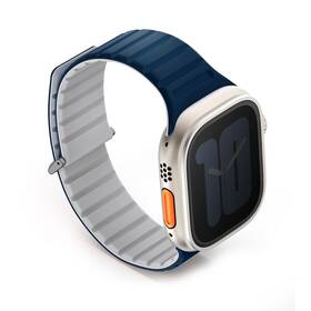 Remienok Uniq Revix Evo Reversible Magnetic na Apple Watch 42/44/45/49mm (UNIQ-49MM-REVERBLUCHK) sivý/modrý