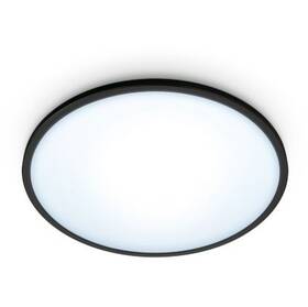 LED stropné svietidlo WiZ SuperSlim Tunable White 14 W (8719514337992) čierne