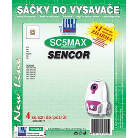 Vrecká pre vysávače Jolly MAX SC 5 - Sencor  (4 ks)