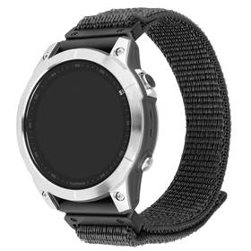 Remienok FIXED Nylon Sporty Strap na Garmin QuickFit 26mm (FIXNST2-QF26MM-GR) sivý