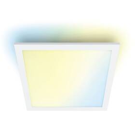 LED stropné svietidlo WiZ Panel Ceiling 12W SQ (929003241801) biele