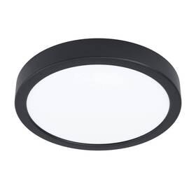 LED stropné svietidlo Eglo Fueva 5, kruh, 21 cm, teplá biela (99223) čierne
