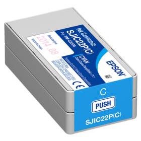 Cartridge Epson SJIC22P, 32 ml (C33S020602) azúrová farba