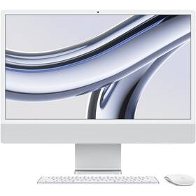 PC all in-one Apple iMac 24" CTO M3 8-CPU 8-GPU, 8GB, 512GB - Silver SK (APPI24CTO352)