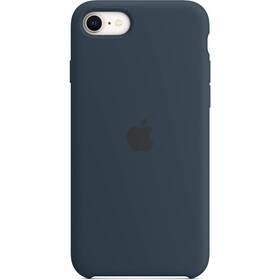 Kryt na mobil Apple Silicone Case pre iPhone SE - hlbokomorsko modrý (MN6F3ZM/A)