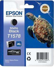 Cartridge Epson T1578, 25,9 ml - matná čierna (C13T15784010)