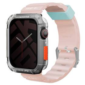 Remienok Skinarma Shokku na Apple Watch 45/44/42 mm (SK-SHOKKU-LPINK45) ružový