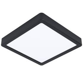 LED stropné svietidlo Eglo Fueva 5, štvorec, 21 cm, neutrálna biela (99256) čierne