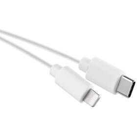 Kábel EMOS USB-C/Lightning, MFi, 1 m (SM7015W) biely