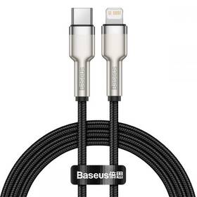 Kábel Baseus Cafule USB-C/Lightning PD 20W, 2m (CATLJK-B01) čierny