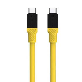 Kábel Tactical Fat Man USB-C/USB-C 1 m (57983117388) žltý