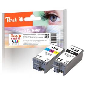Cartridge Peach Canon PGI-35/CLI-36 MultiPack, 1x570, 1x210 strán - CMYK (321198)