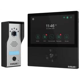 Dverný videotelefón Evolveo DoorPhone AHD7 (DPAHD7-B) čierny