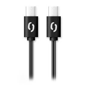 Kábel Aligator Power 65W, USB-C/USB-C, 3A, 1,5m (DATKP48) čierny