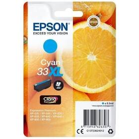 Cartridge Epson 33XL, 650 strán (C13T33624012) azúrová farba