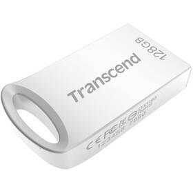 USB flashdisk Transcend JetFlash 710S 128GB (TS128GJF710S) strieborný