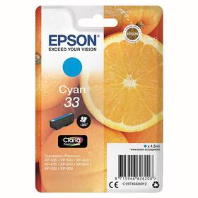 Cartridge Epson 33, 300 strán (C13T33424012) azúrová farba