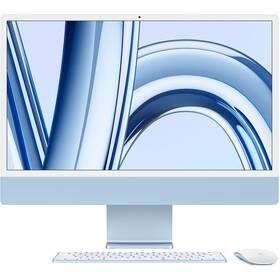 PC all in-one Apple iMac 24" CTO M3 8-CPU 8-GPU, 16GB, 512GB - Blue SK (APPI24CTO329)