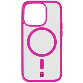 Kryt na mobil CellularLine Pop Mag s podporou Magsafe na Apple iPhone 15 Pro (POPMAGIPH15PROF) ružový/priehľadný