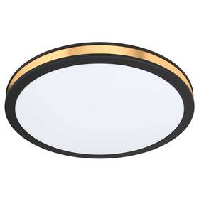 LED stropné svietidlo Eglo Pescaito, 28 cm (99406) čierne/zlaté