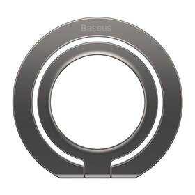 Držiak na mobil Baseus Halo kovový krúžok (SUCH000013) sivý