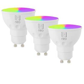 Inteligentná žiarovka IMMAX GU10 4,8W RGB+CCT, ZigBee, Tuya, 3ks (07777C)